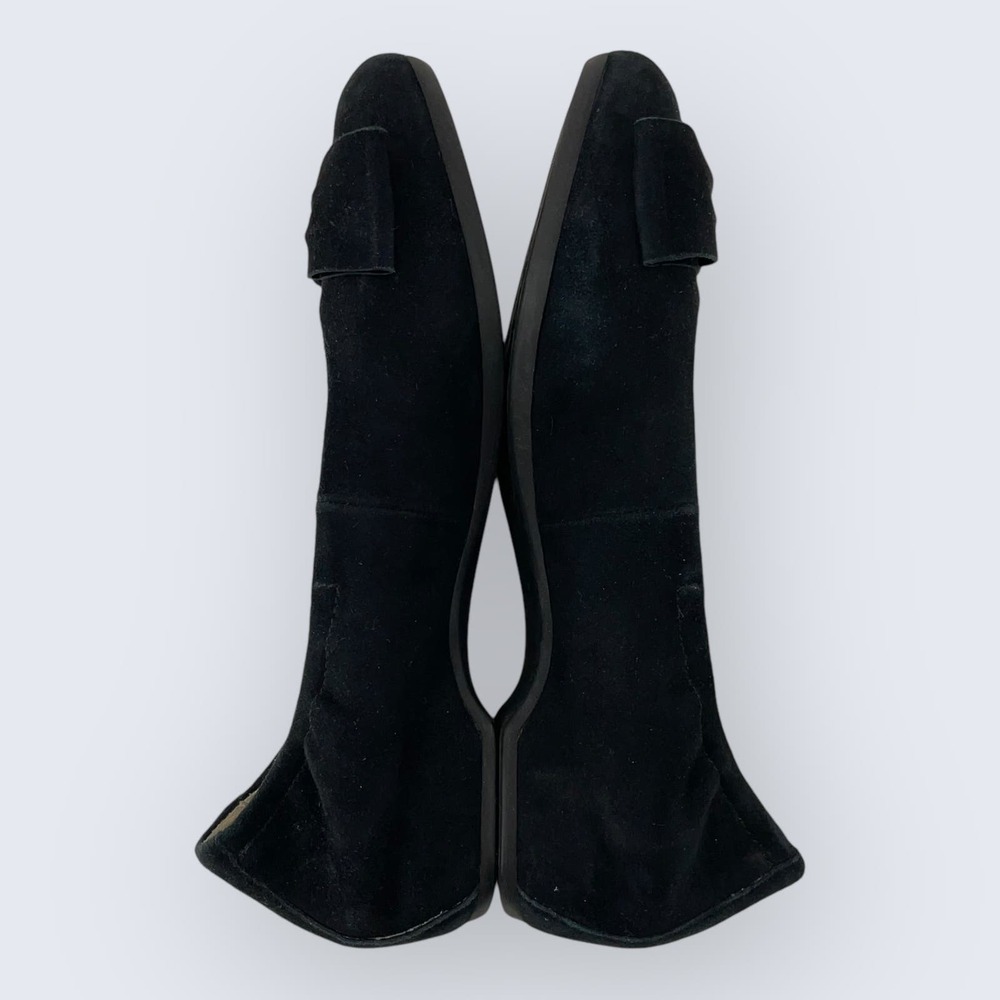 Dansko Lina Black Suede Bow Arch Support Orthopedic Ballet Flat 5702860236 39 9
